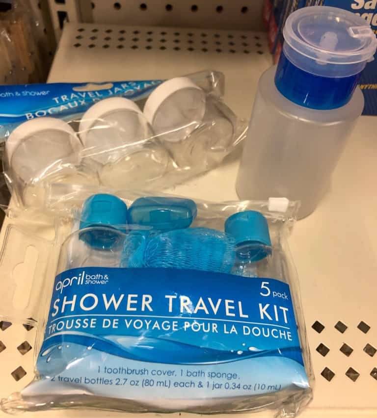 travel bottles dollar tree