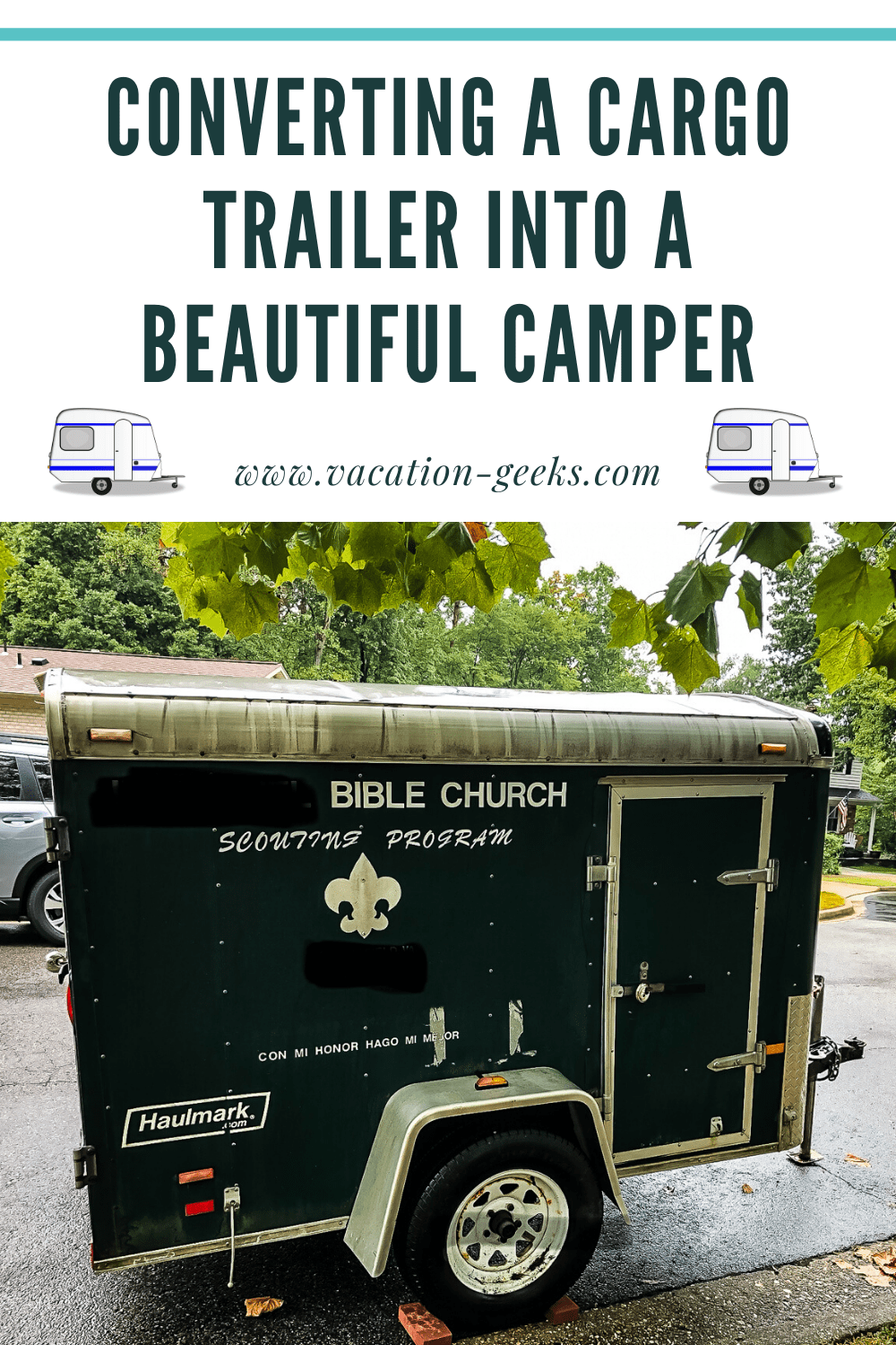 How to turn a Utility Cargo Trailer into a Beautiful Camper - Vacation ...